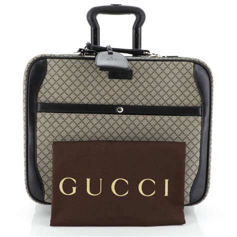 gucci rolling luggage|gucci luggage for women.